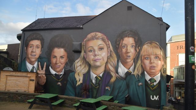 Badgers Bar Derry Girls Mural Photo © N Chadwick (cc-by-sa/2.0)